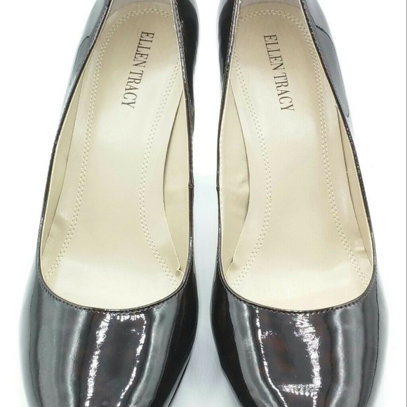 Ellen Tracy 9 Platform Pumps Patent Patton Career - Picture 7 of 8